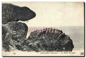 Postcard Old Locquirec Finistere La Roche du Loup