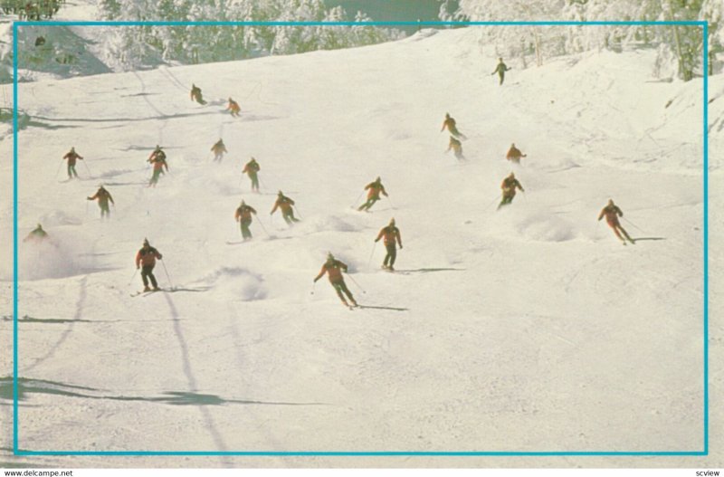 Snow skiing , MOUNT ORFORD , Quebec , Canada , 1989