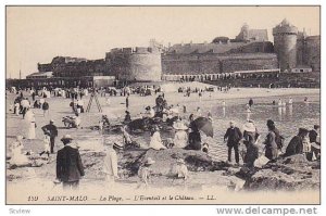 L'Eventail Et Le Chateau, La Plage, Saint-Malo (Ille-et-Vilaine), France, 190...