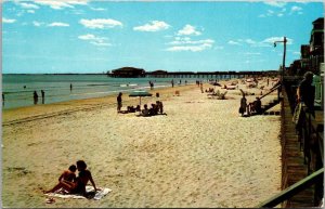 Maine Old Orchard Beach Showing The East Beach