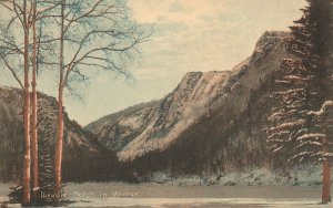 Vintage Postcard 1912 In Winter Snow Mountain View Dixville Notch New Hampshire