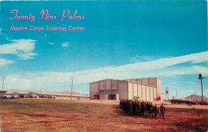 1950s Twenty Nine Palms California Marine Corps Training Center Postcard 25-4733