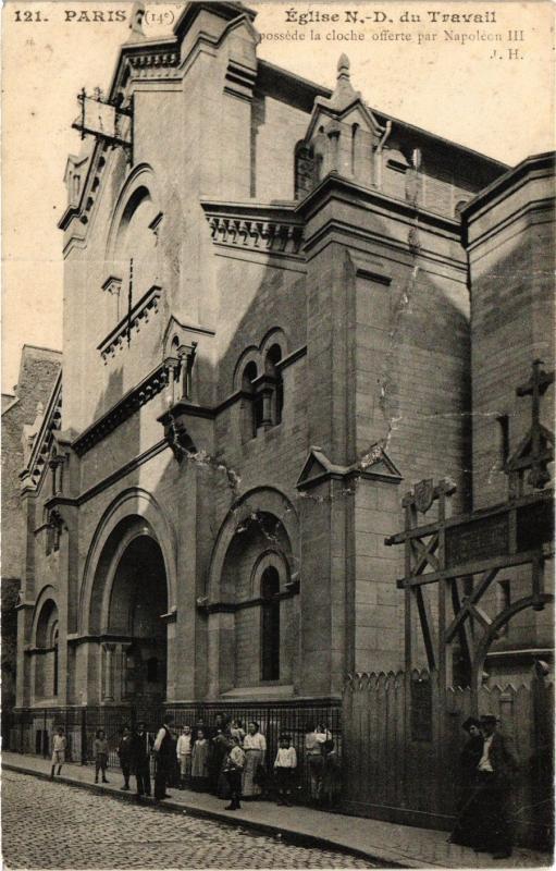 CPA Paris 14e Paris-Église N.-D. du Travail (311024)