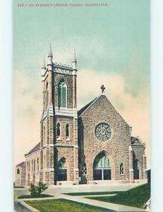 Unused Divided-Back CHURCH SCENE Tacoma Washington WA p5031@