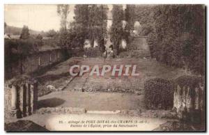 Postcard Abbey of Port Royal des Champs Ruins of & # 39eglise taken the sanct...
