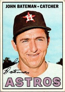 1967 Topps Baseball Card John Bateman Houston Astros sk2184