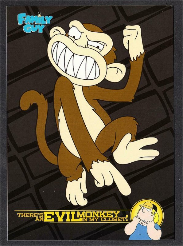 Postcard of Family Guy Cartoon - Chris There's an Evil Monkey in My Closet  #2 | Other / Unsorted, Postcard / HipPostcard