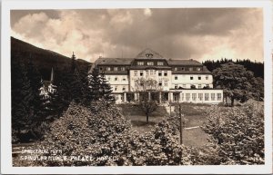 Czech Republic Spindleruv Mlyn Palace Hotel Špindlerův Mlýn Vintage RPPC C108