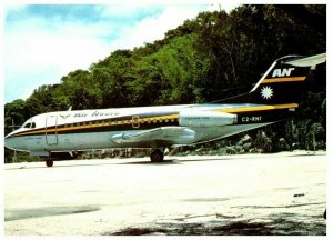 Air Nauru Fokker F 28 Airplane Postcard 2 copies