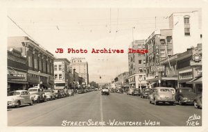 WA, Wenatchee, Washington, RPPC, Street Scene, Westinghouse Appliances, Photo