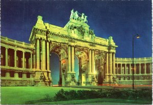 postcard Belgium Brussels - The Arch of the Fiftieth Anniversary's Palace