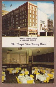 UT Salt Lake City Temple Square Hotel and Coffee Shop postcard