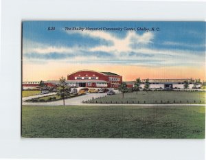 Postcard The Shelby Memorial Community Center, Shelby, North Carolina