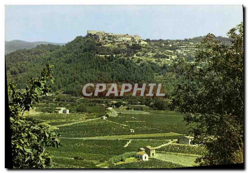 Modern Postcard Le Castellet Panoramic View Of The Village