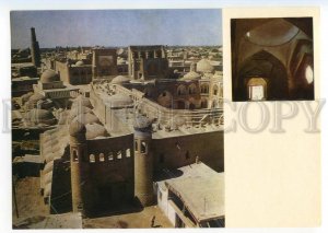 488767 USSR Uzbekistan 1979 KHIVA Palvan-darvaza gate poster Old postcard