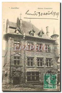 Old Postcard Aurillac Consular House