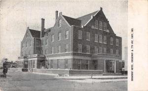 Cary Indiana Broadway Hotel Antique Postcard (J34965)