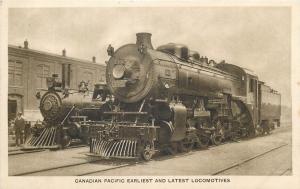 Railroadiana Canadian Pacific dining car observation wagon train locomotive x 5