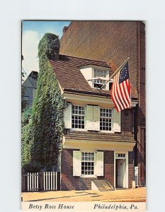 Postcard Betsy Ross House Philadelphia Pennsylvania USA