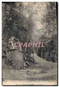 Old Postcard La Sainte Baume Oratory