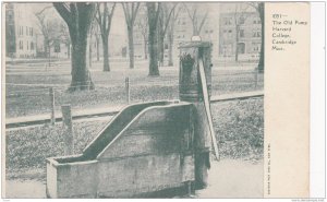 The Old Pump Harvard College,Cambridge,Massachusetts,00-10s