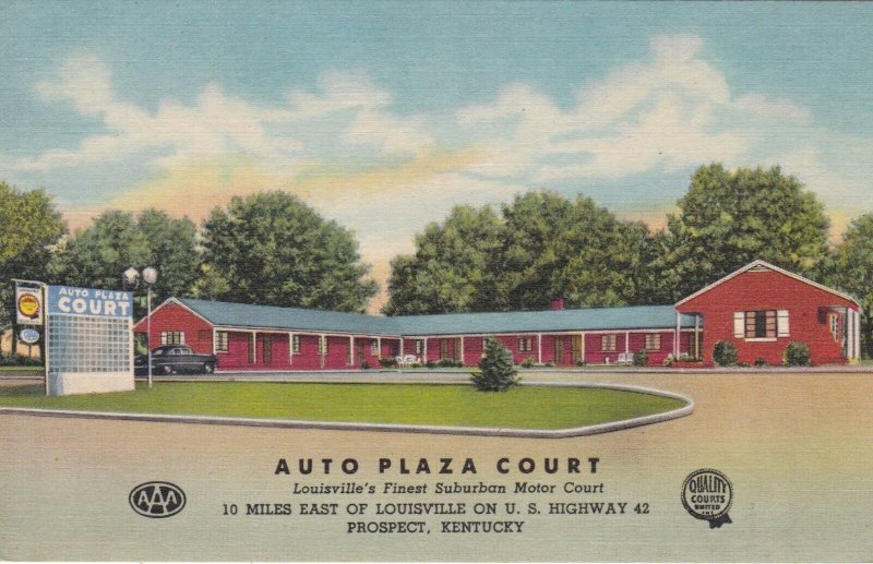 Kentucky Prospect Auto Plaza Court Curteich sk2158