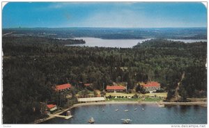 Braemar Lodge , Lake Ellenwood , near YARMOUTH , Nova Scotia , Canada , 50-60s