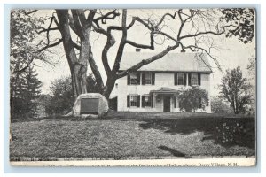 c1910's House Declaration of Independence Signer Derry Village NH Postcard