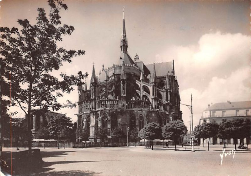 Abside de la Cathedrale et le clocher al'Ange Reims France Unused 