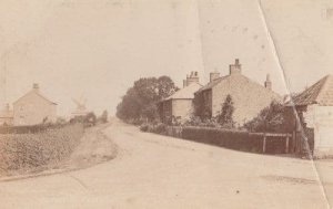 Walpole Highway Norfolk Antique Real Photo Postcard