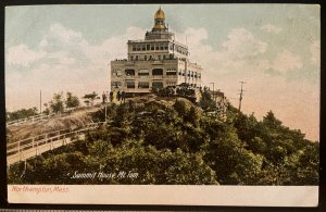 Vintage Postcard 1907-1915 Summit House, Mt. Tom, Northampton, Massachusetts MA