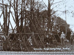 BIRDLIP 5 Image Multiview inc THE ROYAL GEORGE HOTEL & GROUNDS Old RP Postcard