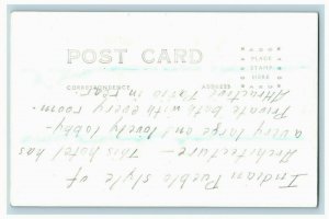 1920s RPPC Alessandro Hotel Hemet, CA Real Photo Coffee Shop Signs Postcard F96 