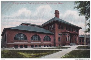 CAMBRIDGE, Massachusetts, 1900-1910's; Ringe Manuel Training School