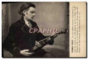 Postcard Old Stanka Fredy instrumental Impersonator