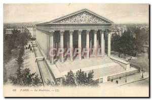 Old Postcard Paris La Madeleine