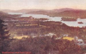 WINDERMERE CUMBRIA FROM ORREST HEAD UK G F ABRAHAM POSTCARD