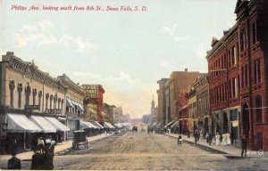 Sioux Falls South Dakota Philips Avenue Looking South Street Scene PC JI657245