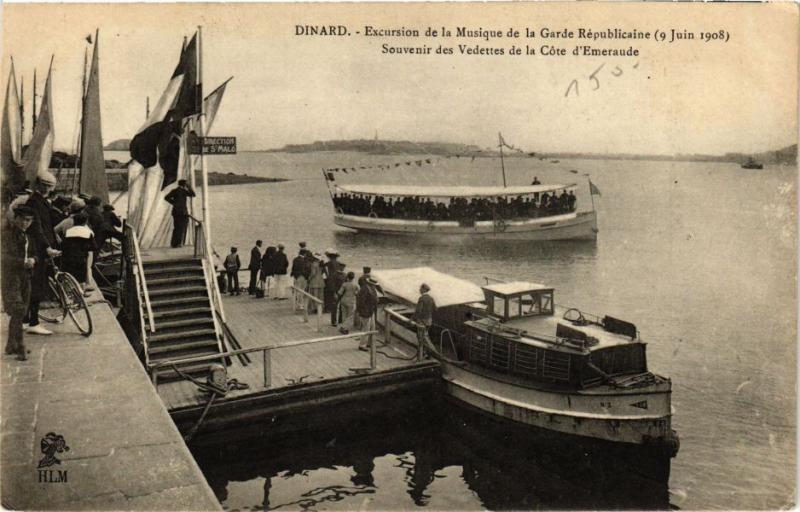 CPA DINARD-Excursion de la Musique de la Garde Républicaine (265705)