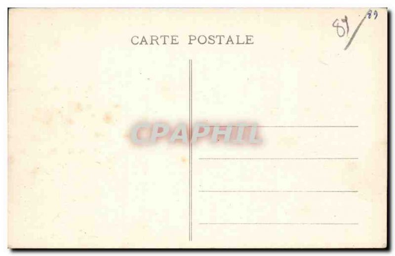 Old Postcard Avallon area of ​​& # 39eglise Saint Lazare Soils of the sma...