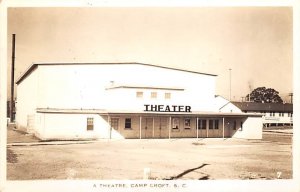 Theater real photo Camp Croft, South Carolina  