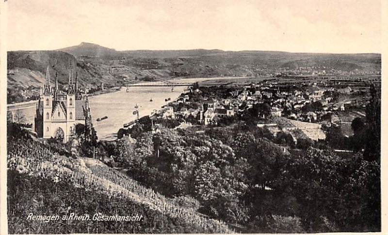 Remagen a Rhein Gesamtansicht Germany Unused 