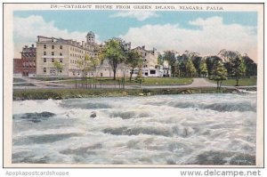 New York Niagara Falls Catatract House From Green Island