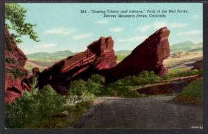 Sinking Titanic,Iceberg,Denver Mountain Parks,CO Postcard 