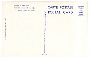 An Outdoor Bread Oven, Quebec Baking