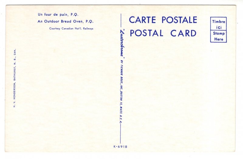 An Outdoor Bread Oven, Quebec Baking