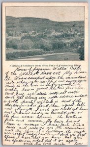 Vtg Northfield Seminary from West Bank of Connecticut River 1902 View Postcard