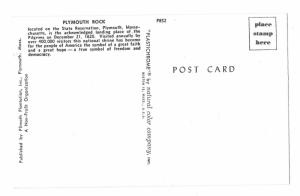 Plymouth Rock and Mayflower II Pilgrim Shaloop Boat 2 Vintage  Postcards