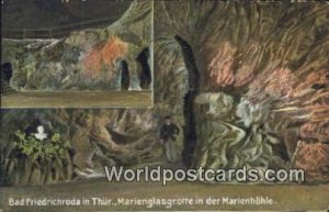 Marienglasgortte in der Marienhohle Bad Friedrichroda in Thur German Postcard
