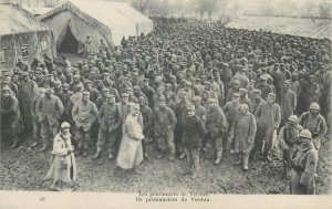 World War 1914-1918 prisoners at Verdun 